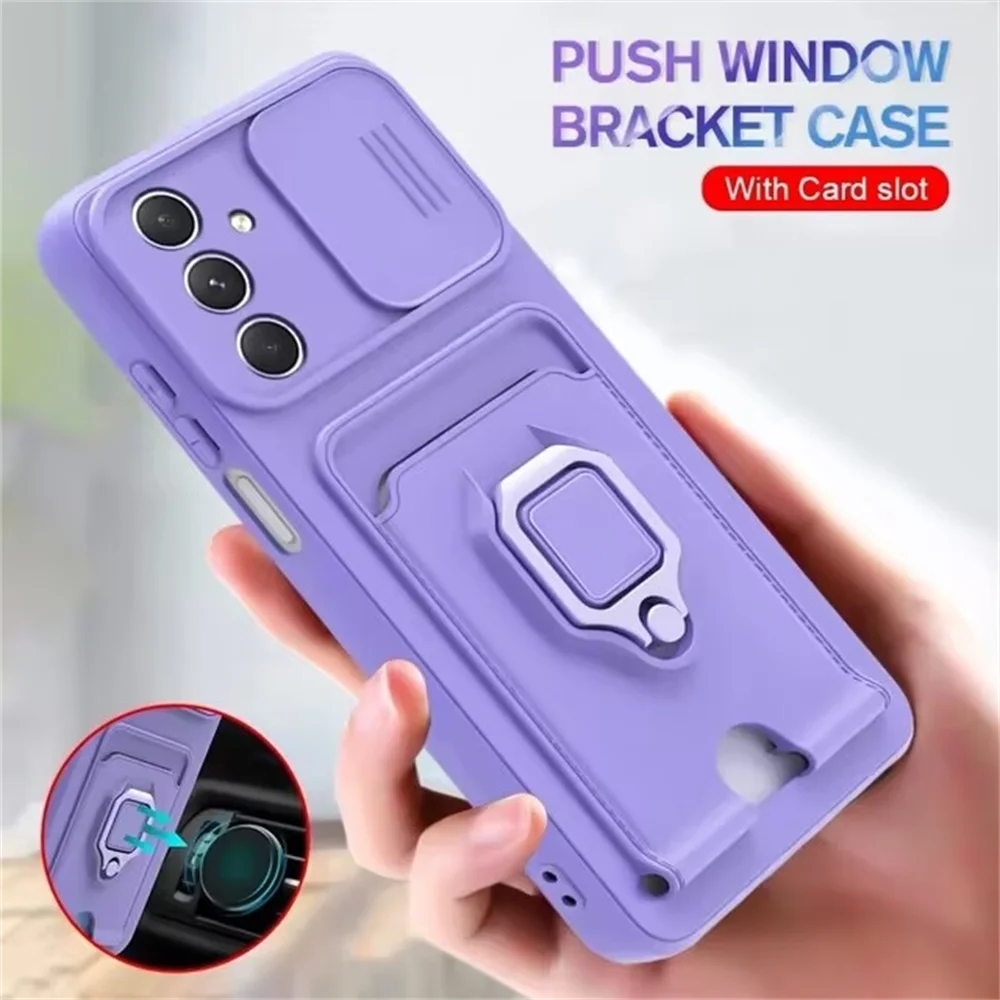 LeYi Cover per Xiaomi 14T Pro (Non per 14T) con Vetro Temperato[2 Pack], Custodia con Protezione Fotocamera[Slidable] con Anello Supporto, Antiurto Militare TPU Bumper Case per Xiaomi 14 T Pro, Nero