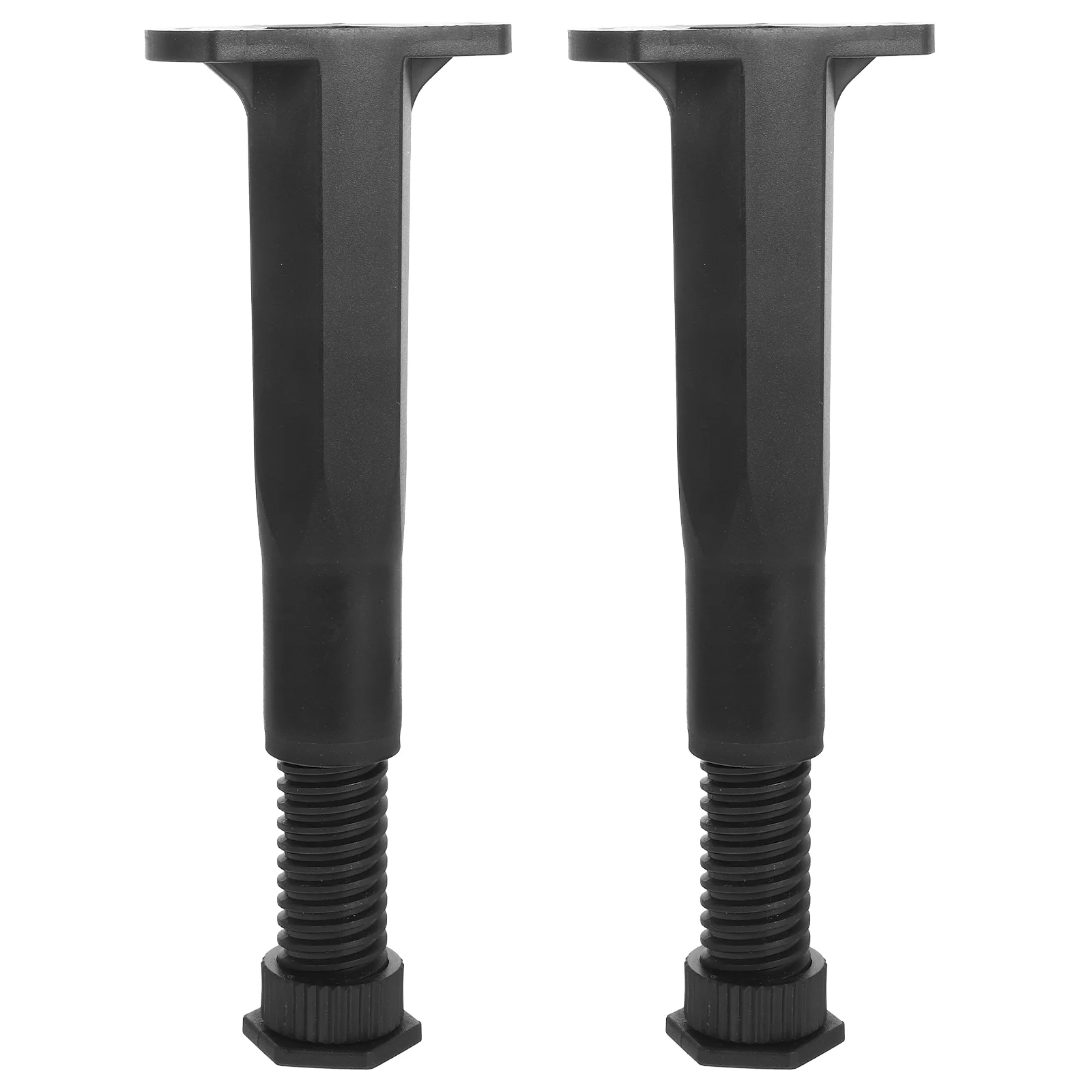 

2 Pcs Bed Support Legs Adjustable Frame Parts Frames Replacement Bedstead Slats