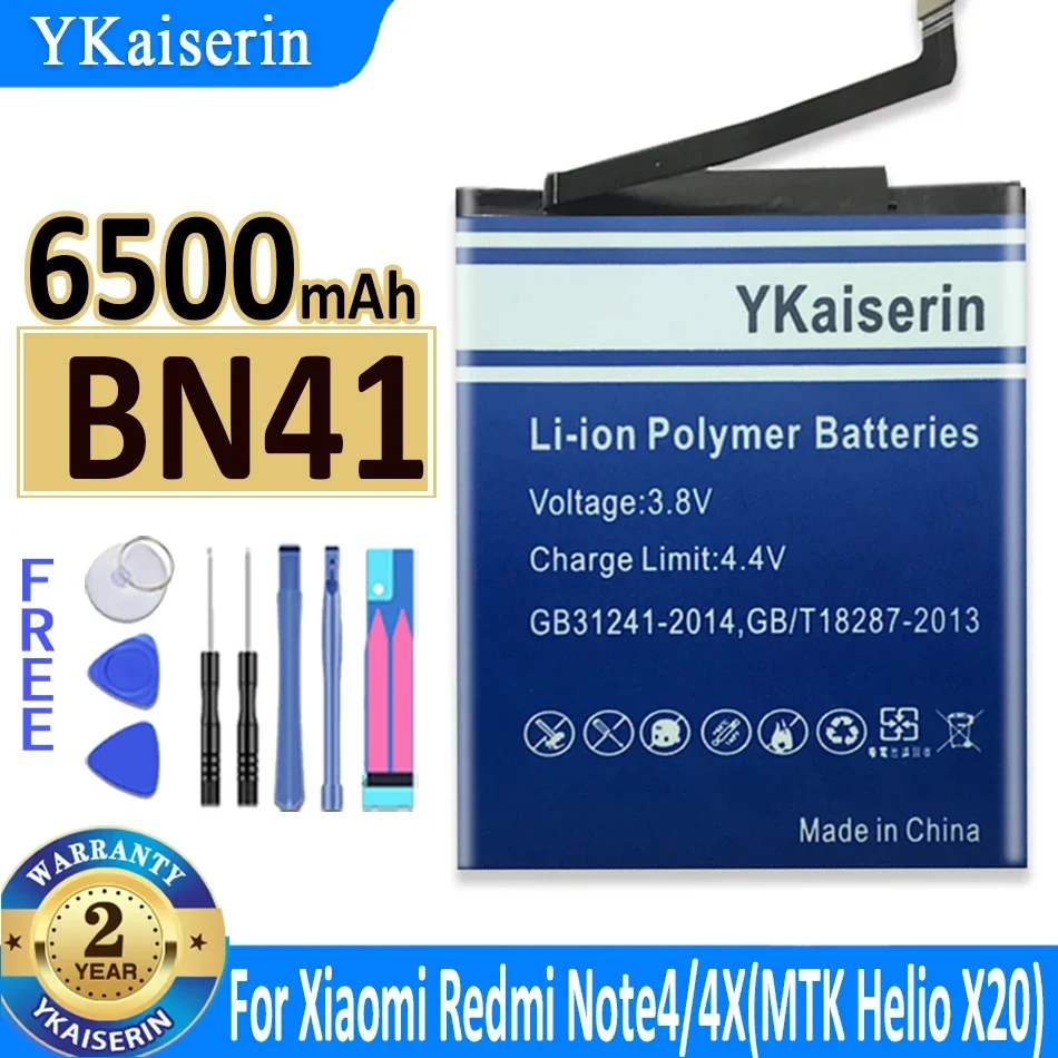 Batteria Per Xiao Mi Bn43 Bn41 Per Redmi Note 4X Pro 4G + 64G /Note 4 Note4 Global Snapdragon 625 /Note 4 Mtk Helio X20 Batteria