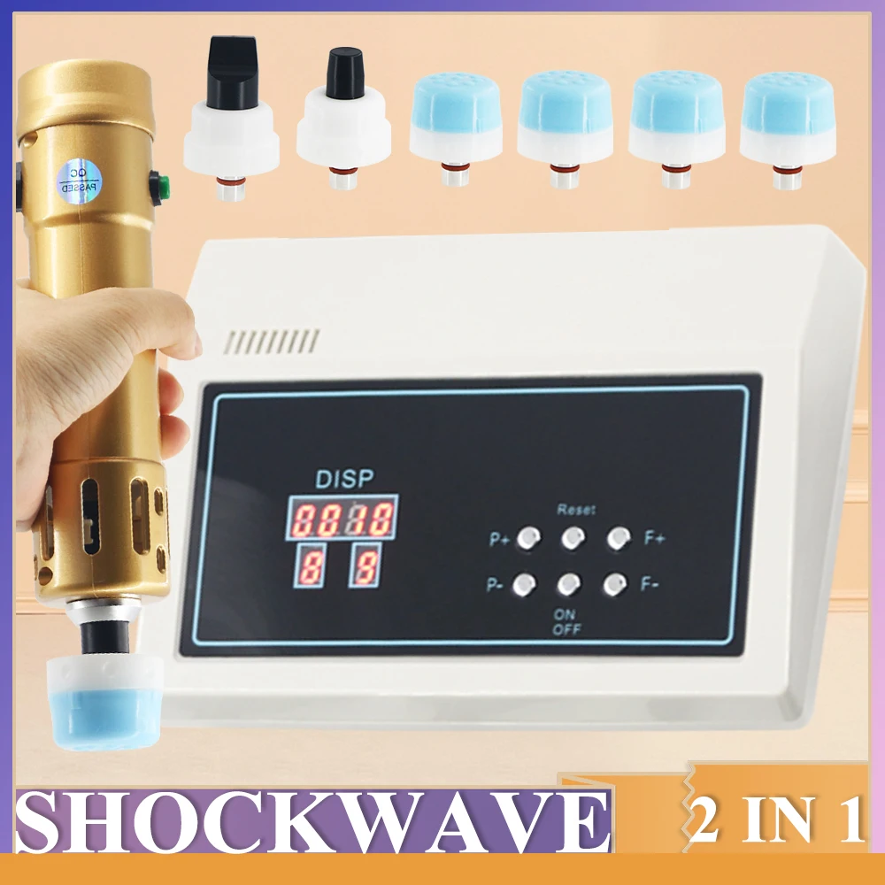 

New Shockwave Therapy Machine Chiropractic Tools 2 IN 1 Effective ED Treatment Erectile Dysfunction Body Pain Relief Massager