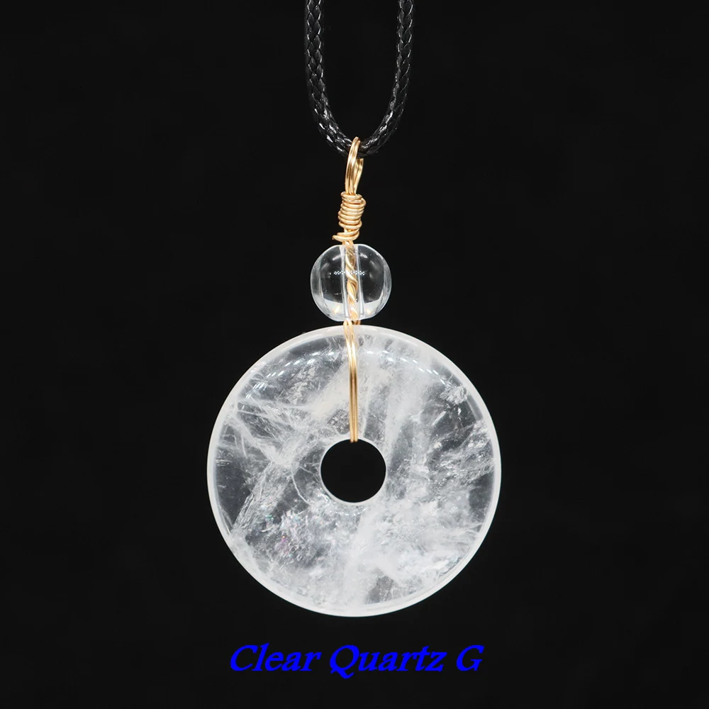 ネックレス・ペンダント Petite Donut Ring Pendant Necklace Necklace - Donut on chain | Ginette NY