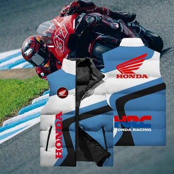 Gilet invernale caldo da uomo Honda, accogliente, leggero ed elegante con fodera termica per il comfort della stagione fredda 1