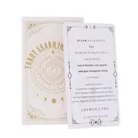 78 Cards Learning Deck Tarot Divination Edition Borad Playing Games Deck Game Meaning Prediction Card Toy Full English Version 1