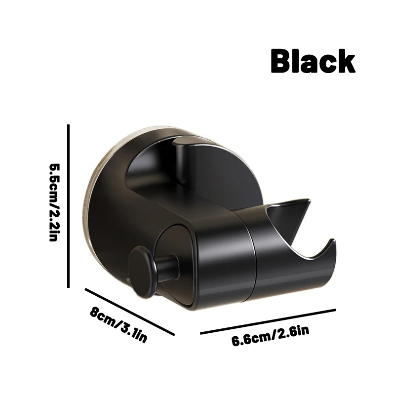 Shower holder 360&deg;Adjustable Self-adhesive Shower Head Stand Bracket Suction Cup Head Holder Bathroom Accessories