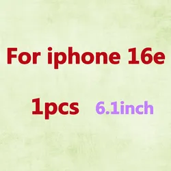 Premium Tempered Glass Protective Screen Film - iPhone 16e (CRIMSON)