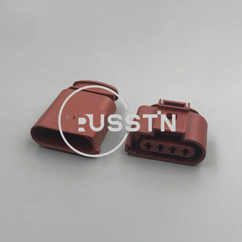 

1 Set 4 Hole 3.5mm Waterproof Automotive Oxygen Sensor Plug Harness Connector Starter For VW 1J0973824A 1J0973724A