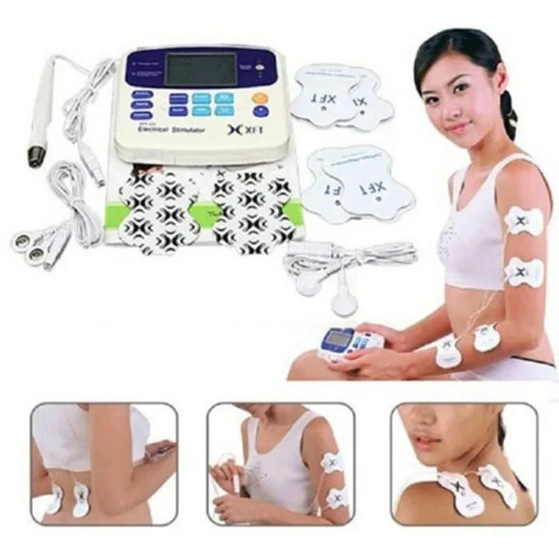 

New XFT-320 Dual Tens Machine Digital Massager Massage Electrode Pad Acupuncture Pen Full Body Foot Massage Device Pain Relief