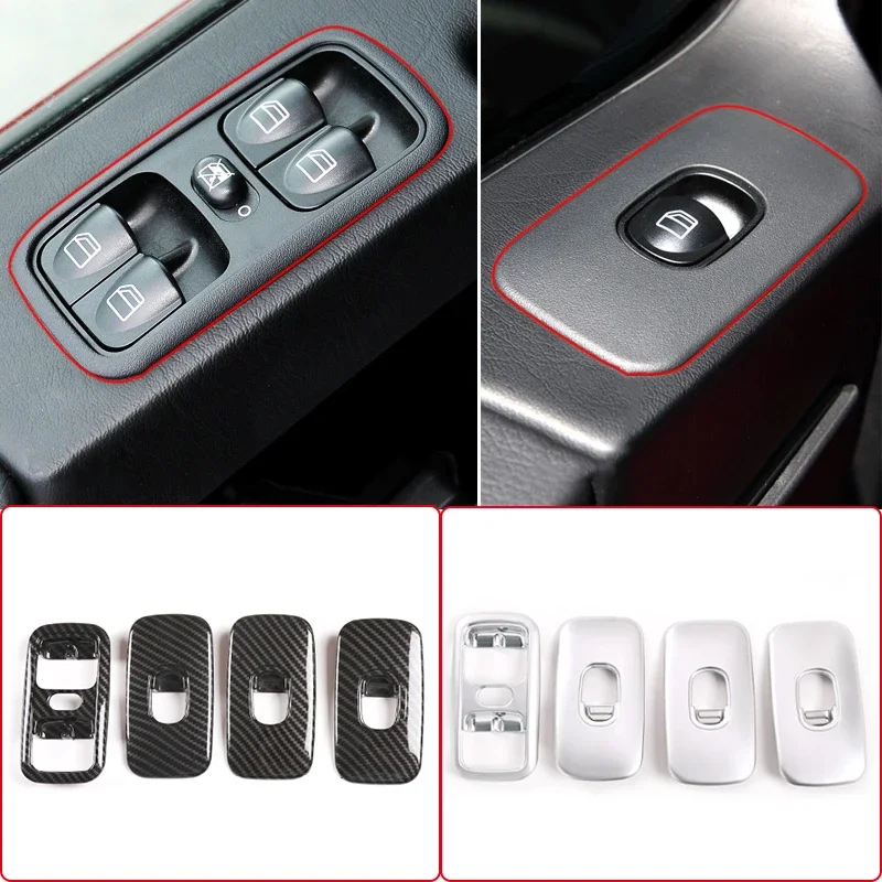 

Car Window Lift Switch Button Control Panel Frame Cover Trim Car Accessories For Mercedes Benz G wagon G class W463 2007-2010