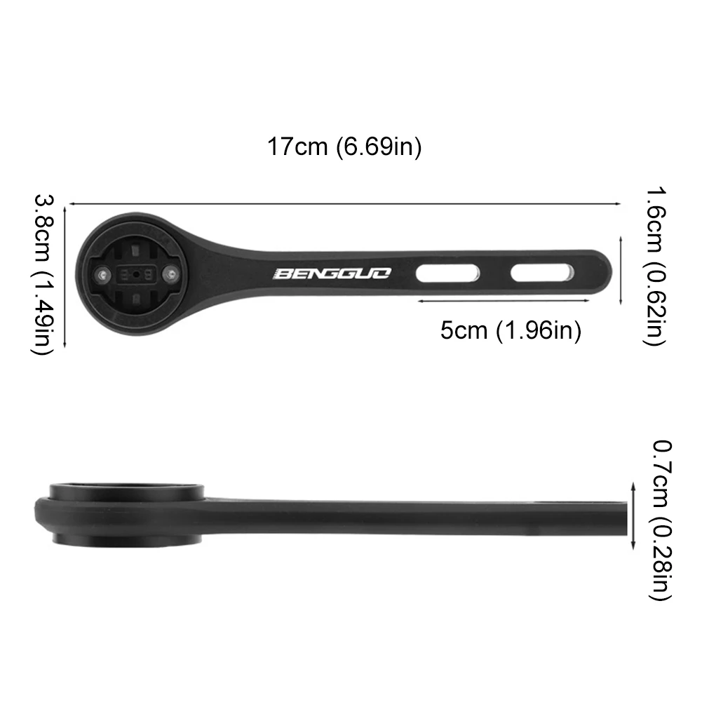 Cycling Computer Stopwatch Speedometer Mount with Handlebar Extender