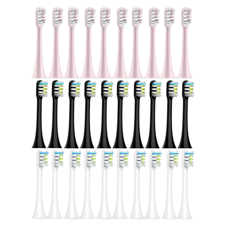 Replacement Brush Head For Xiaomi Electric Sonic Toothbrush Soocas X5 X3 X1 X3U SOOCARE Soft Dupont Bristle Replaceable Heads 12 pcs for soocas x3 x3u x5 brush heads replaceable soft dupont bristle nozzles sonic electric toothbrush clean brush vacuum