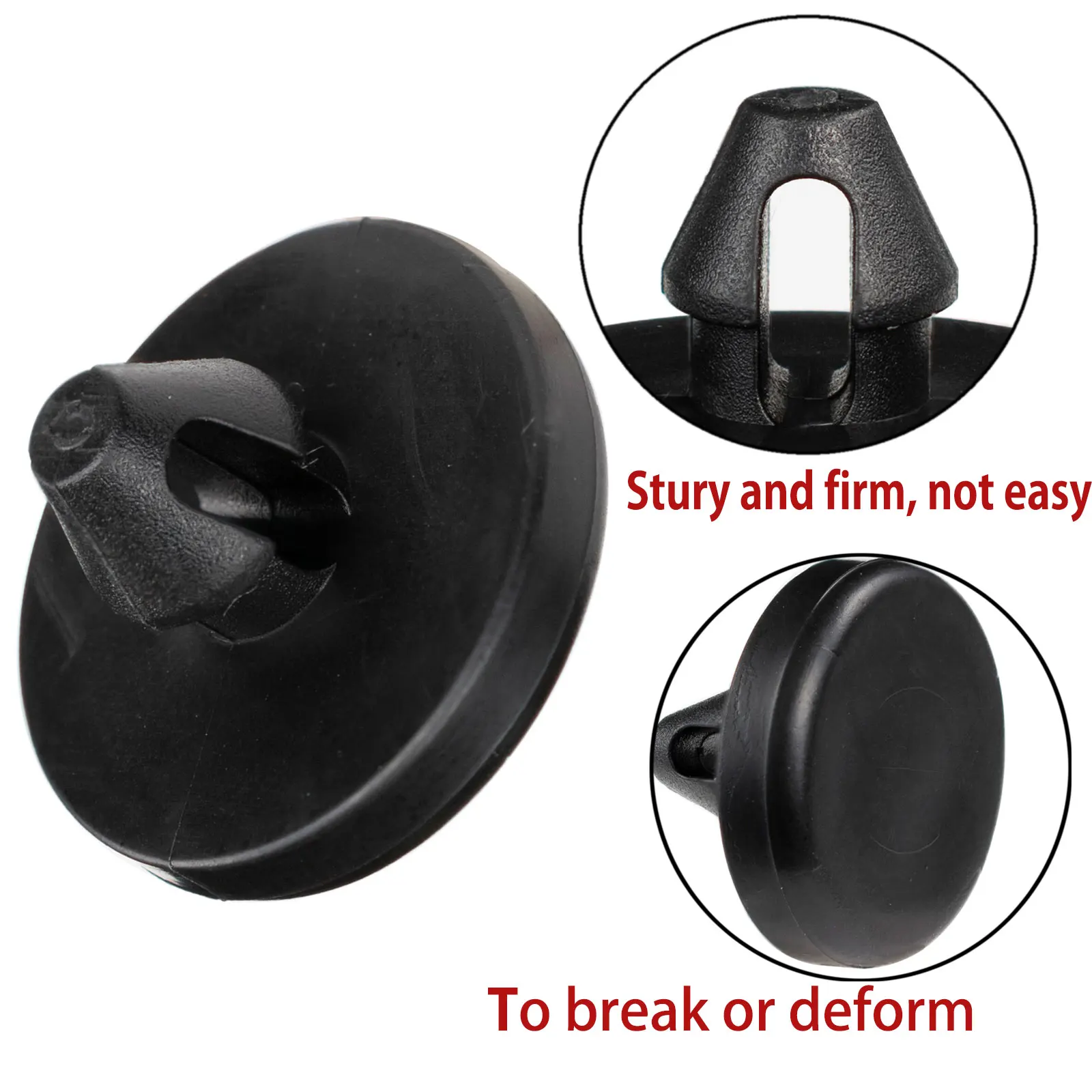 12pcs Cushion Brake Pedal Stop Pads Car Brake Light Switch Stopper Brake Switch Pad Automotive Clutch Pedal Stopper 90541-06036 6