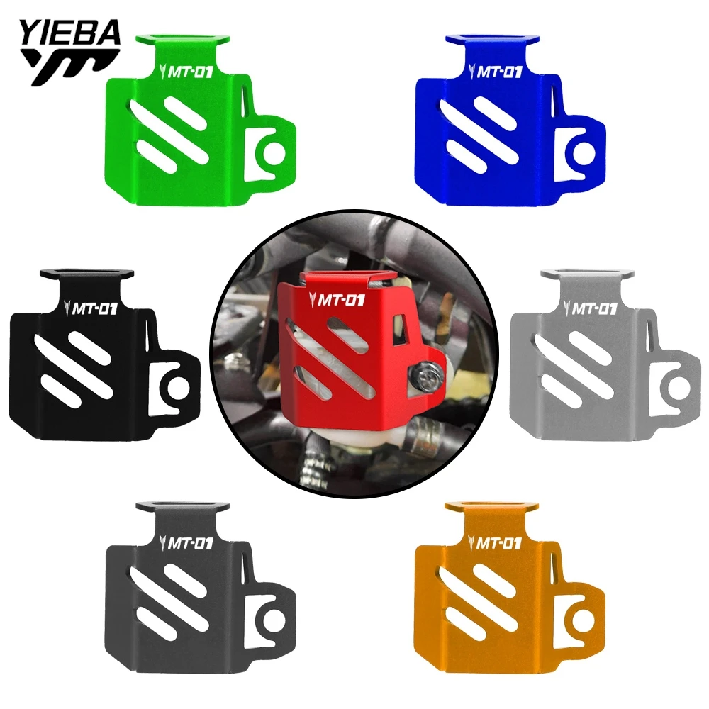 

FOR YAMAHA MT01 MT-01 MT 01 2004 2005 2006 2007 2008 2009-2023 Motorcycle CNC Rear Brake Fluid Reservoir Cover Guard Protector