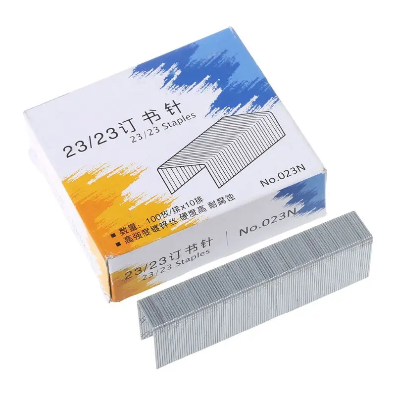 1000Pcs/Box Heavy Duty 23/8 Metal for Staples For Stapler Office School Supplies Dropship