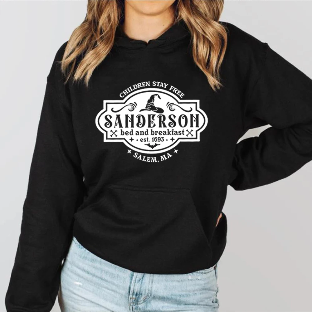 Felpa Con Cappuccio Da Colazione Sanderson Bed Retro Halloween Movie Shirt È Tutto Solo Un Mazzo Di Hocus Pocus Tops Sanderson Sisters Maglione