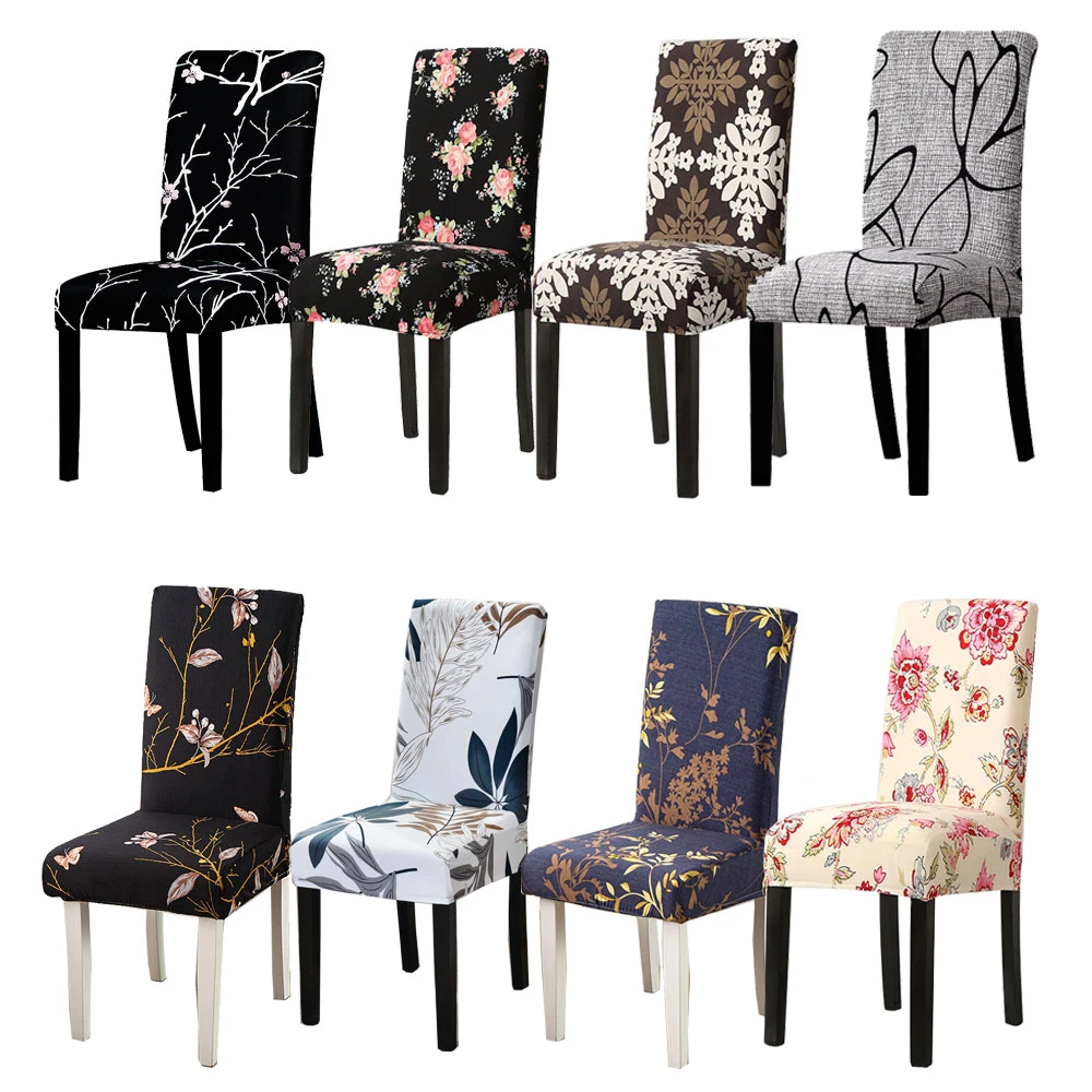Stretch Home Dining Chair Covers Multifunctional Spandex Elastic Cloth Spandex Chair Cover