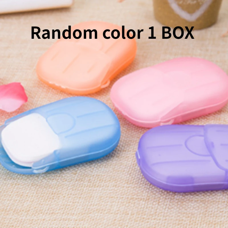 Colored Bears Portable Mini Paper Soap Disposable Hand Washing Scented Soap Paper Bath Travel Supplies Hands Care Cleaning Soaps images - 6