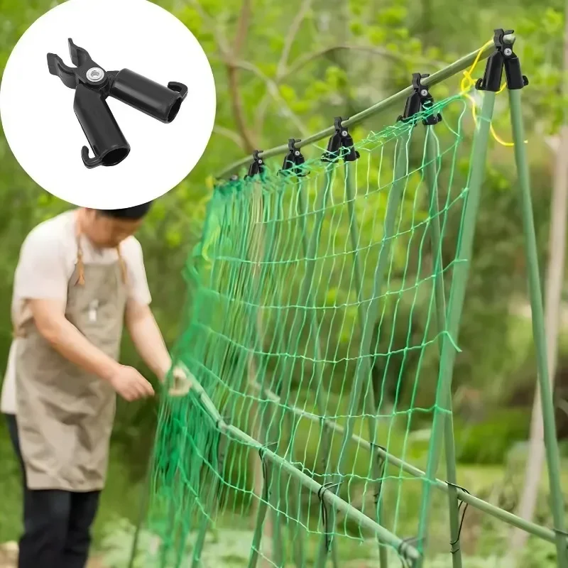 Plastic Plant Support Clips Plant Grafting Stakes Fixed Connector Garden Frame Adjustable Climbing Vine Bracket 30/1x