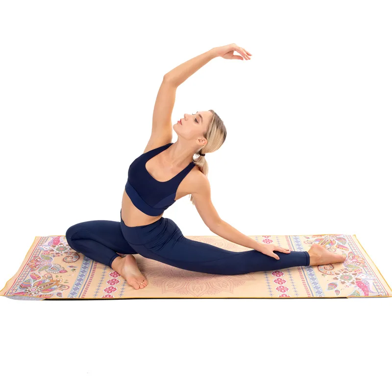 

Yoga Gym Print Yoga Towel Dirty Resistant Beach Sports Portable Yoga Spreading Towel Anti-slip yogatowel Free Shipping