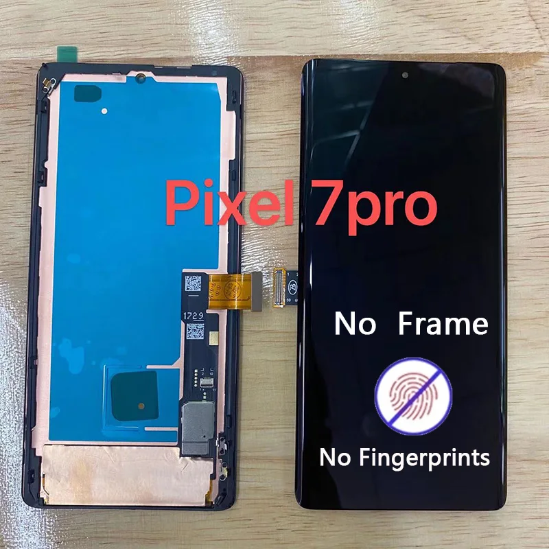 구글 픽셀 7 프로용 슈퍼 OLED LCD 디스플레이 스크린 디지타이저, 구글 픽셀 7 프로용, GP4BC GE2AE 어셈블리, 터치 디스플레이 A +