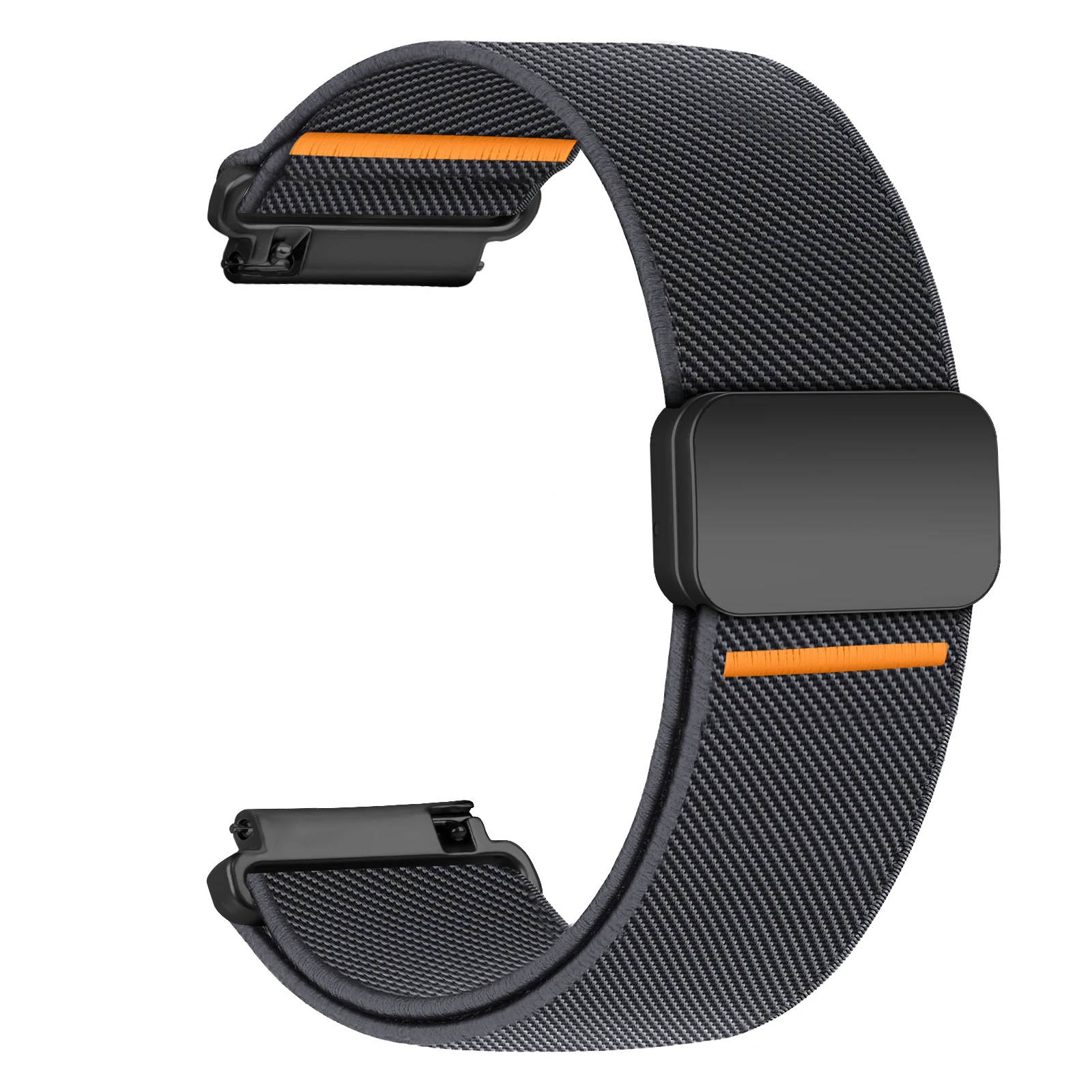 Magnetic Nylon Watch Band Bracelet, 20mm/22mm