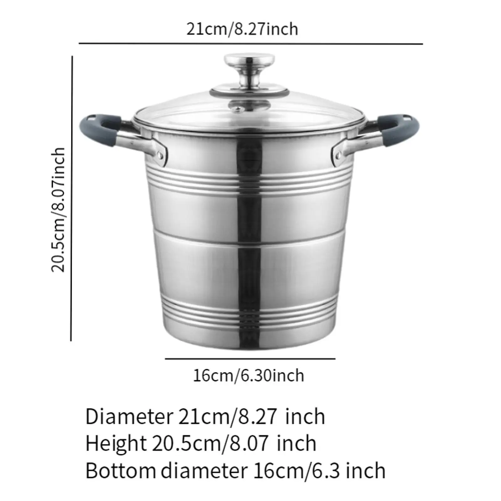 Stainless Steel Fryer Pot Fryer Pot with Lid Strainer Basket French Fryer for Stainless Steel Fryer Pot Fryer Pot with Lid Strainer Basket French Fryer for