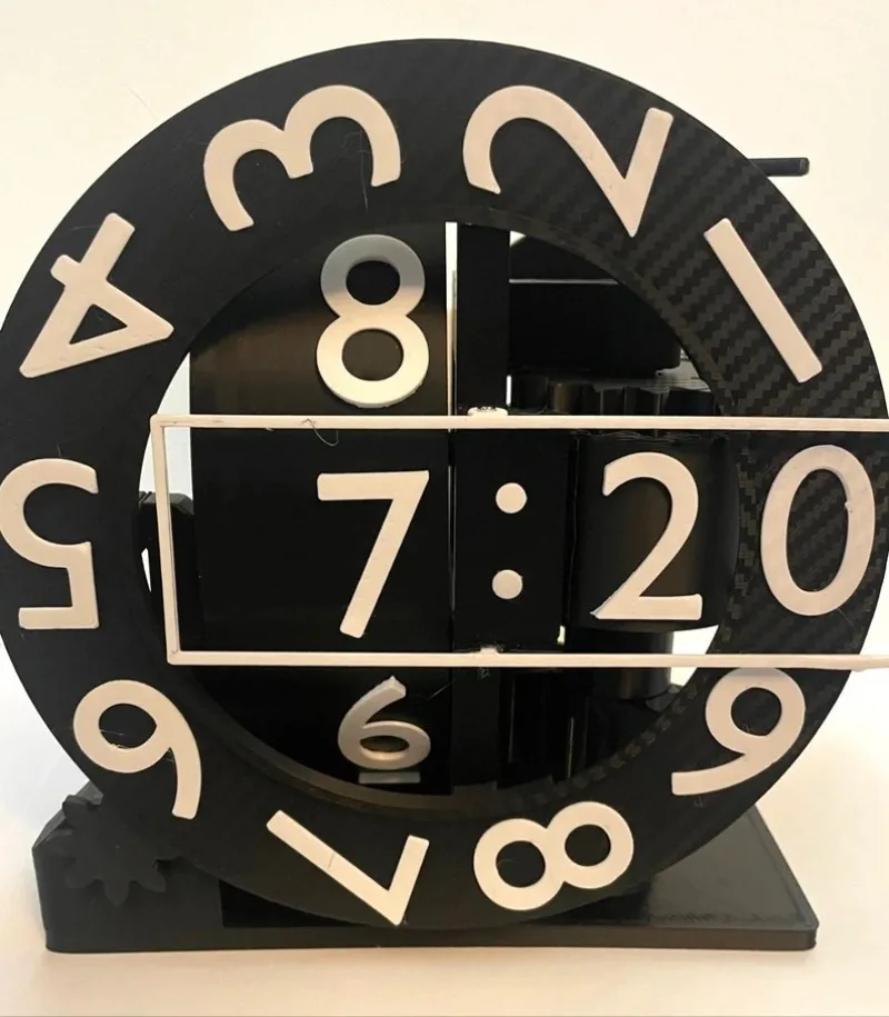 Home Modern Creativity Clock 3D Printed Living Room Bedroom Home Decoration Desktop Ornaments Gift Ideas Ornaments Table Clocks