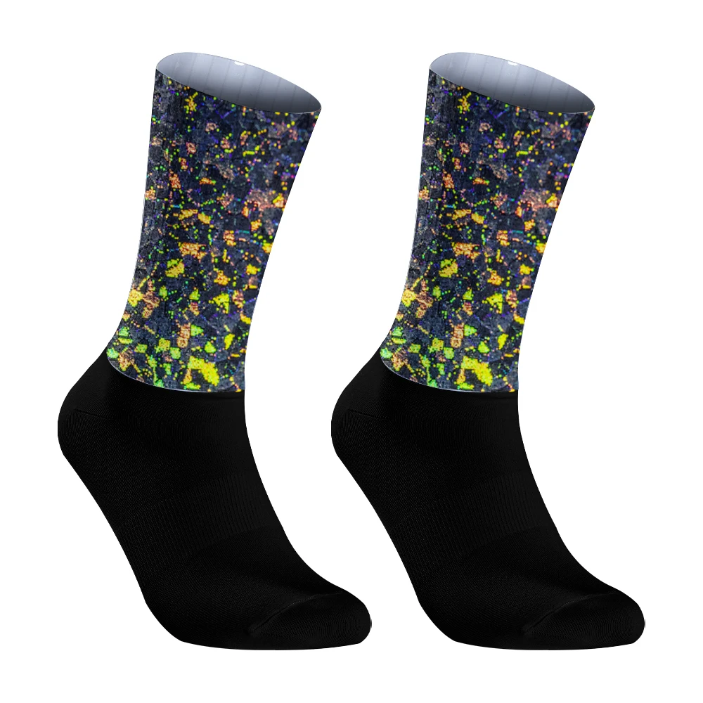 

Bike Running Socks Summer Sports Cool Breathable 2024 New Summer Silicone Pro Cycling Non-slip Socks