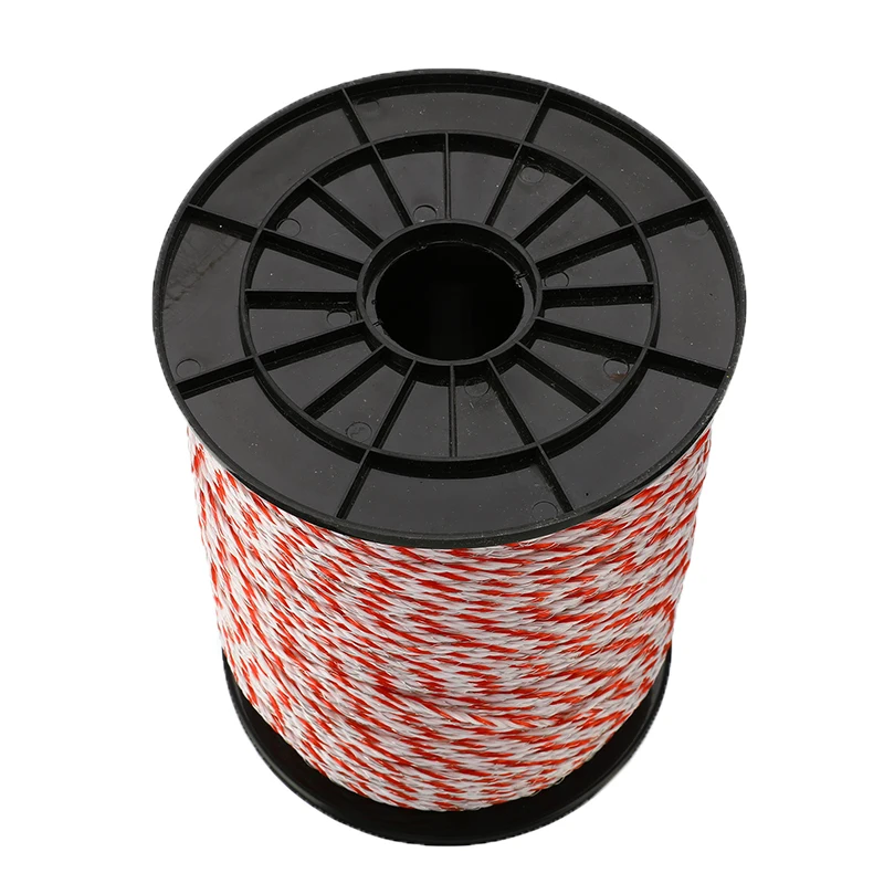 100/500M Roll Electric Fence Polywire with Steel Poly Rope for Horse Animal Fencing