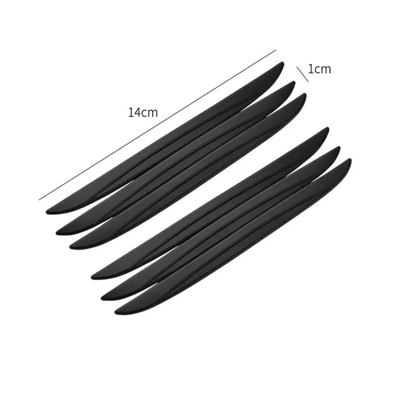 Car Door Edge Protector 4/6PCS Set Universal Scrape Guard Bumper Guards Car Door Edge Protector Rearview Mirror Protection Sticker Protective Strip