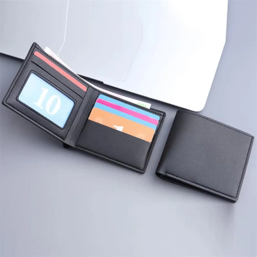 Fashion PU Leather Men Wallet Large-capacity Multi-card Slot Card Bag High Quality Folding Coin Purse 지갑
