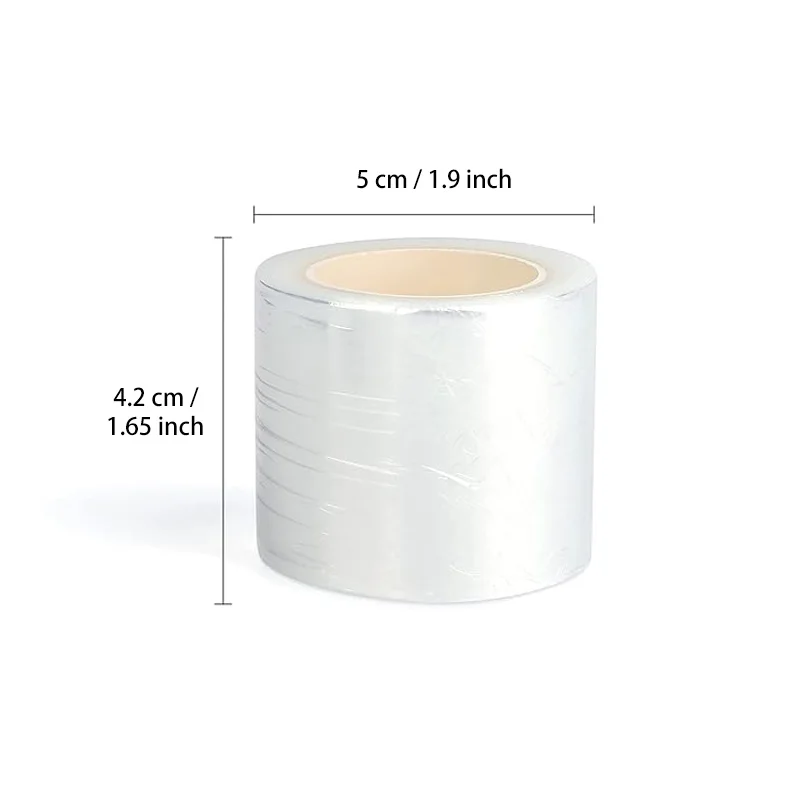 Tattoo Healing Film 5 rolls Disposable Eyebrow Tattoo Plastic Wrap Preservative Film Lips Permanent Makeup Cling Wrap Cover Tape