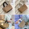Black/White Beach Straw Shoulder Messenger Bag Women Bohemian Summer Rattan Bucket Shoulder Handmade Crossbody Bags For Women 1