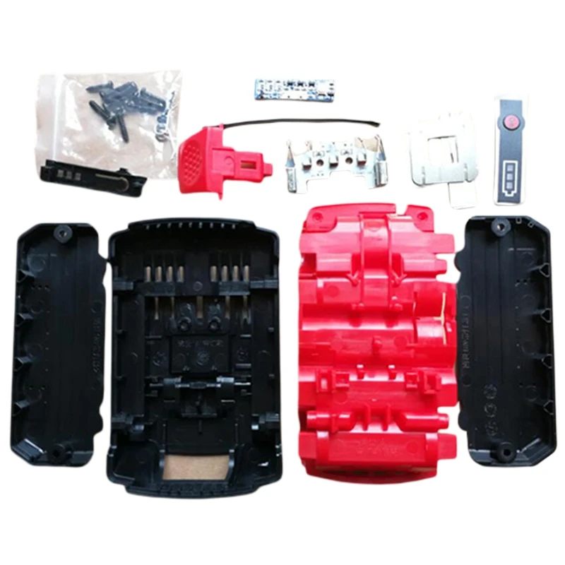 

BAT618 Battery Plastic Case PCB Circuit Board LED Indicator For 18V BAT610 BAT609G BAT618 Li-Ion Battery