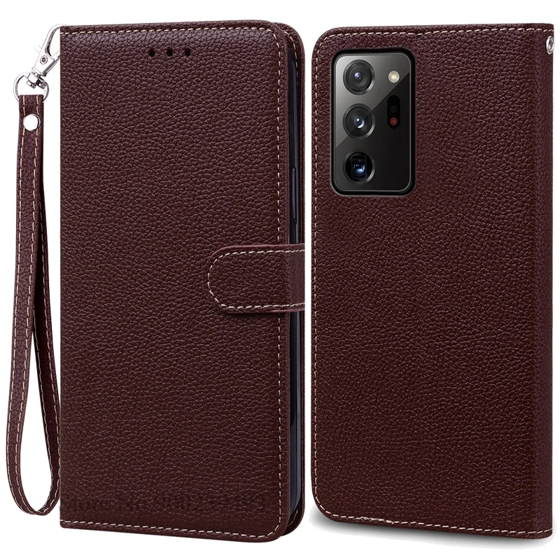 Leather Flip Wallet Case - Stylish Protection & Storage