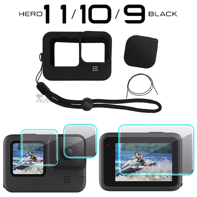 For Go pro 10 Tempered Glass Screen Protector Cover Case for GoPro Hero 10  Black Lens Protection Protective Film Accessories - AliExpress