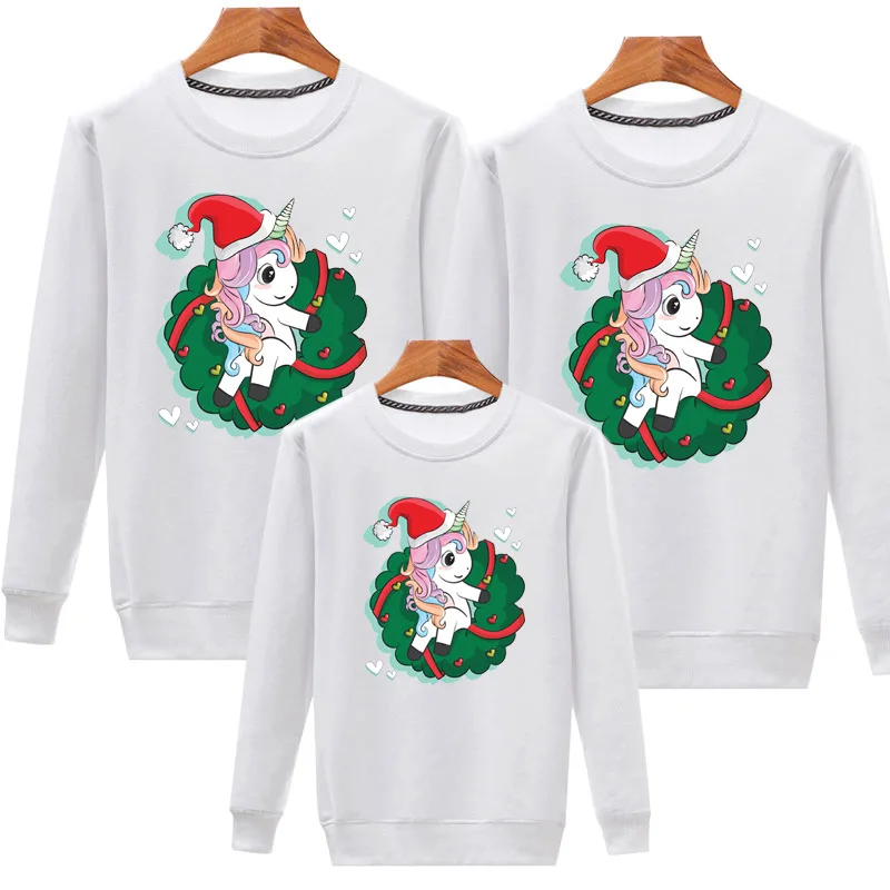 thumbnail image 1 of Conjuntos familiares a juego de invierno 2024 Sudadera navideña Suéteres de Año Nuevo Jersey de madre, padre, hija, hijo, pareja Jersey para niños, 1 of 5