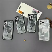 Spigen Circuit Board Magnetic Phone Case For iPhone 16 15 14 13 12 11 Pro Max Plus Magesafe Cover Support Wireless Charging 2