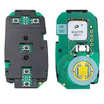 Keyforkess 315MHz ID46 Chip HYQ4AA 4 5 6 pulsanti Smart Remote Car Key Fob per Buick Encore Envision 2017 2018 2019 2020 - KEYECU 315MHz ID46 Chip HYQ4AA 4 5 6 pulsanti Smart Remote Car Key Fob per