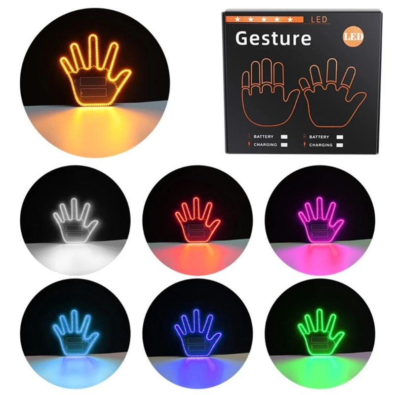 

Забавный автомобильный палец с дистанционным управлением, дорожные знаки ярости, средний палец, жест, предупреждение, украшение