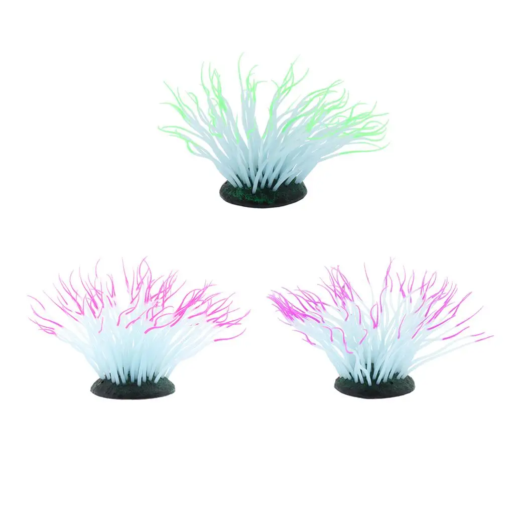Aquarium Aquarium Ornaments That The Dark Simulation of The Sea Anemone Landscape