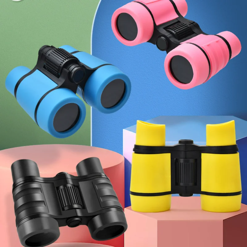 

Handle Bird Anti-skid Rubber 4X30 Color Binocular Children's Watching Telescope Toy Education Learning Science