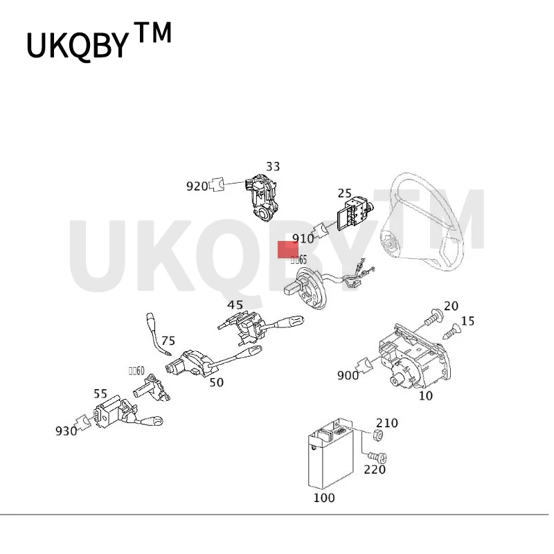 Mercedes Benz Car Sensor steering wheel controller angle base FG w164 w171 w211 w216 w219 w221