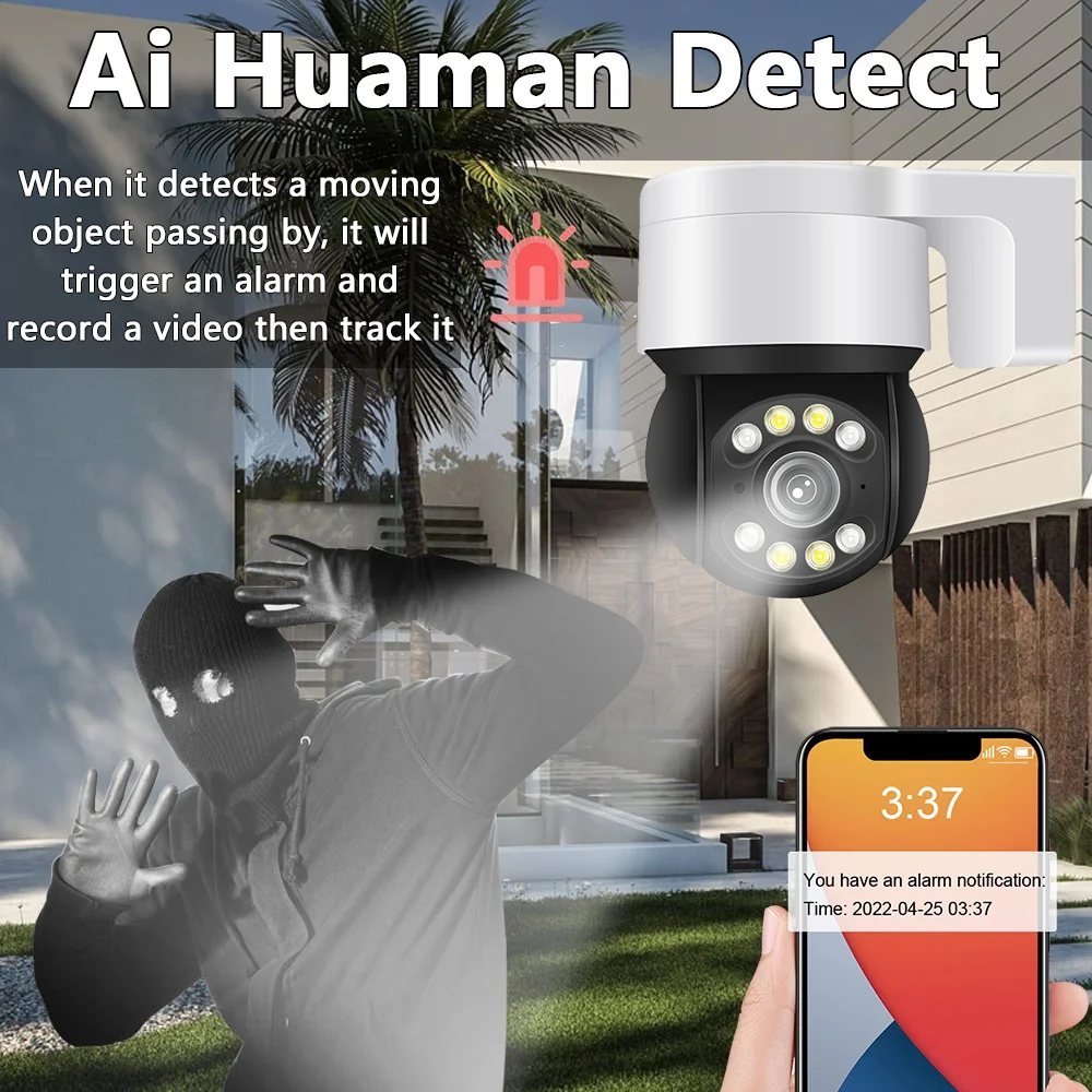 LMAKOOK POE PTZ ī޶, ߿   ÷ ߰ ð ī޶, Ai ΰ   IP ī޶, iCsee, 5MP