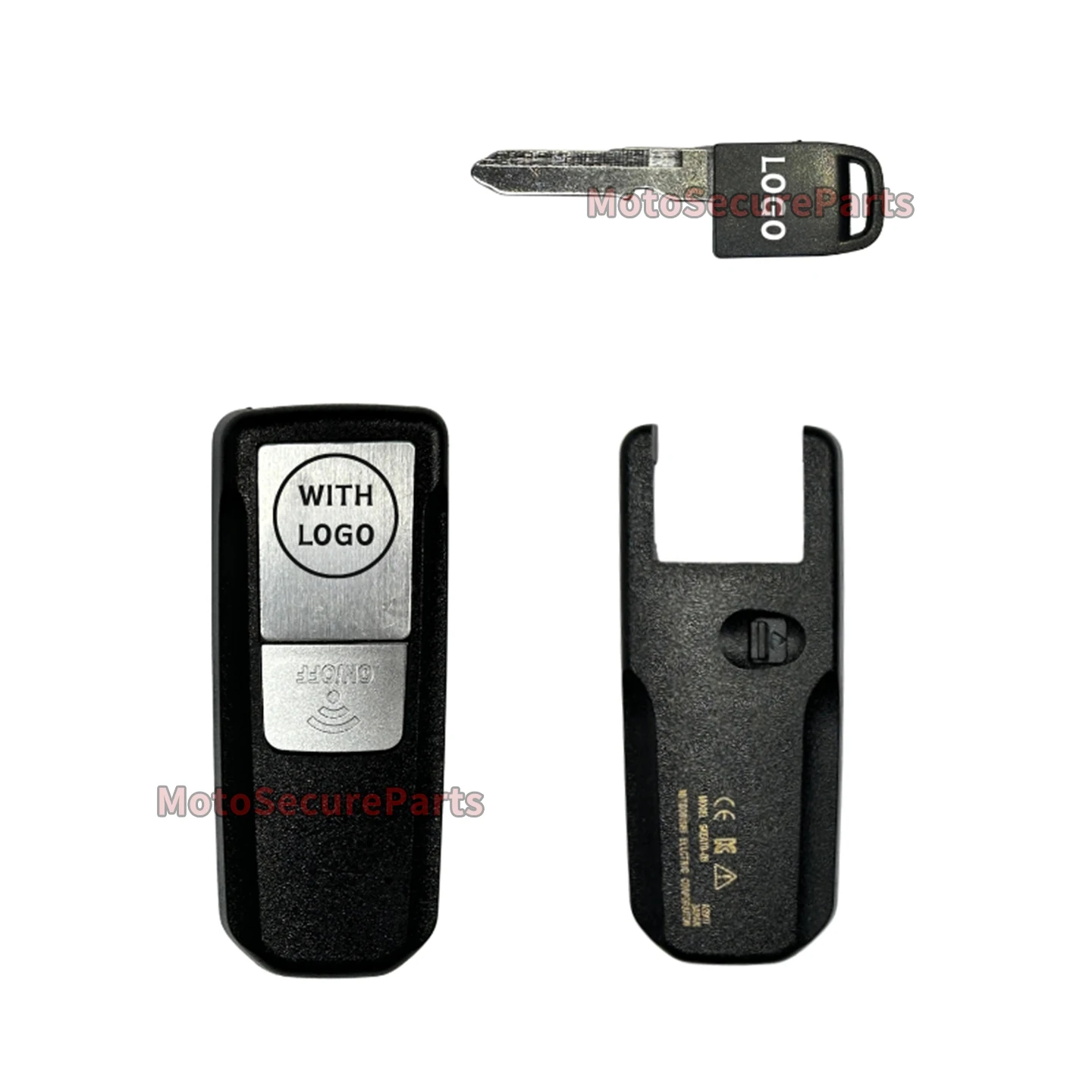 야마하 TMAX530 TMAX560 오토바이용 MY 1버튼 433MHZ ID49칩 모터키, 키리스 스마트 리모컨 블랭크 오토바이 자동차 키