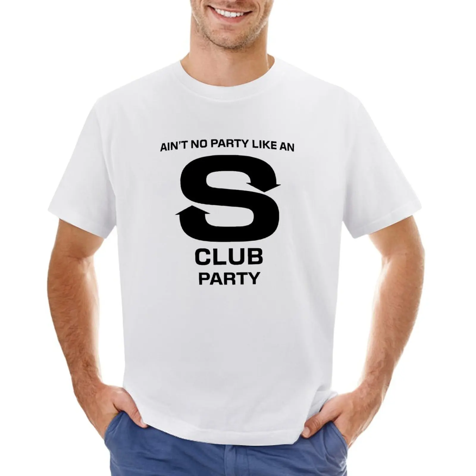 

S Club 7 вечерние (черный) футболка, милые топы, простые мужские футболки, повседневные, стильные