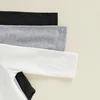 Autumn Baby Boys 3-Pack Romper Shirts Cotton Long Sleeve Turtleneck Solid Bodysuit Jumpsuit 0-18 Months 5