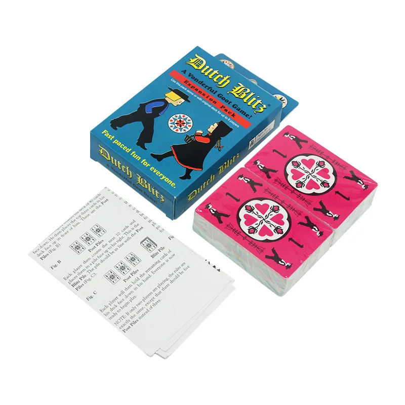Dutch Blitz Card Game Contains 160 Card Quick Easy To Learn Family Game For 2
