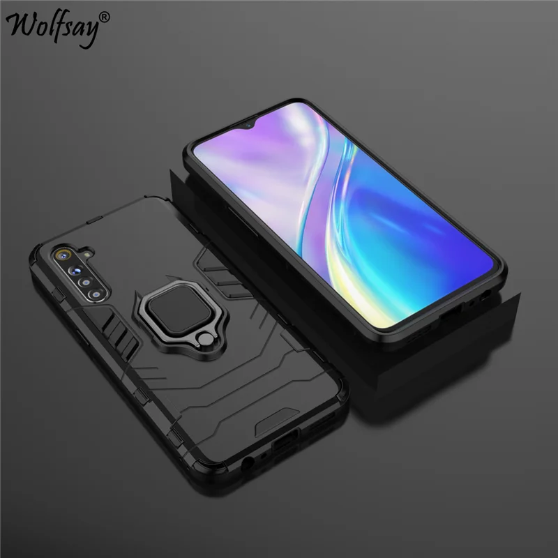 Magnetic Suction Armor Phone Case with Stand and Enhanced Protection