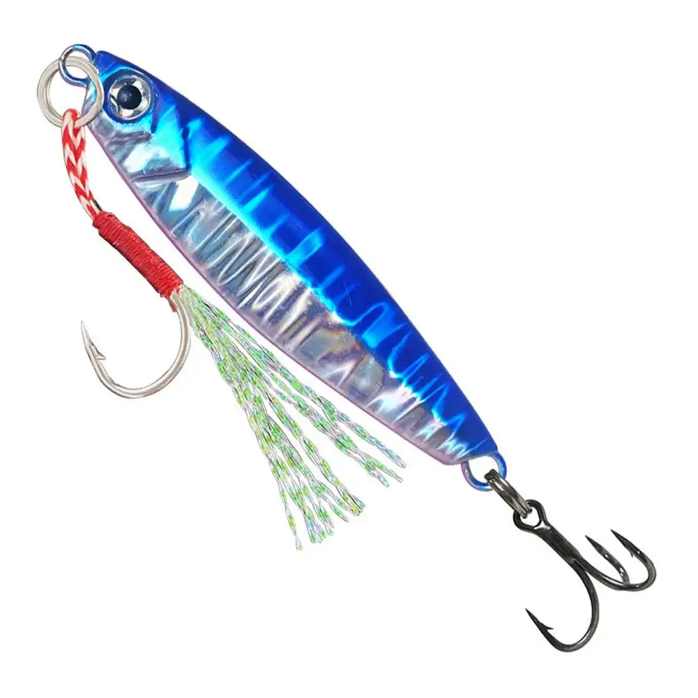 1pcs Shore Jig Fishing Lure 10g 52mm Long Casting Metal Bass Saltwater Bait Freshwater New Lure Trout S1s3