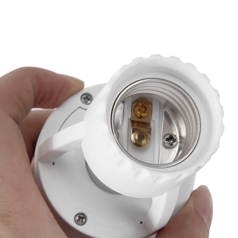 

4X AC 110-220V 360 Degrees Pir Induction Motion Sensor IR Infrared Human E27 Plug Socket Switch Base LED Bulb Holder